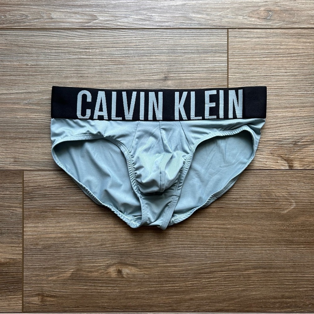 Calvin Klein | Intense Power Micro Hip Brief in Shoreline Light Blue (Small) - Picture 2 of 8